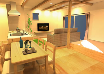 マンションのインテリア3Dシミュレーション
