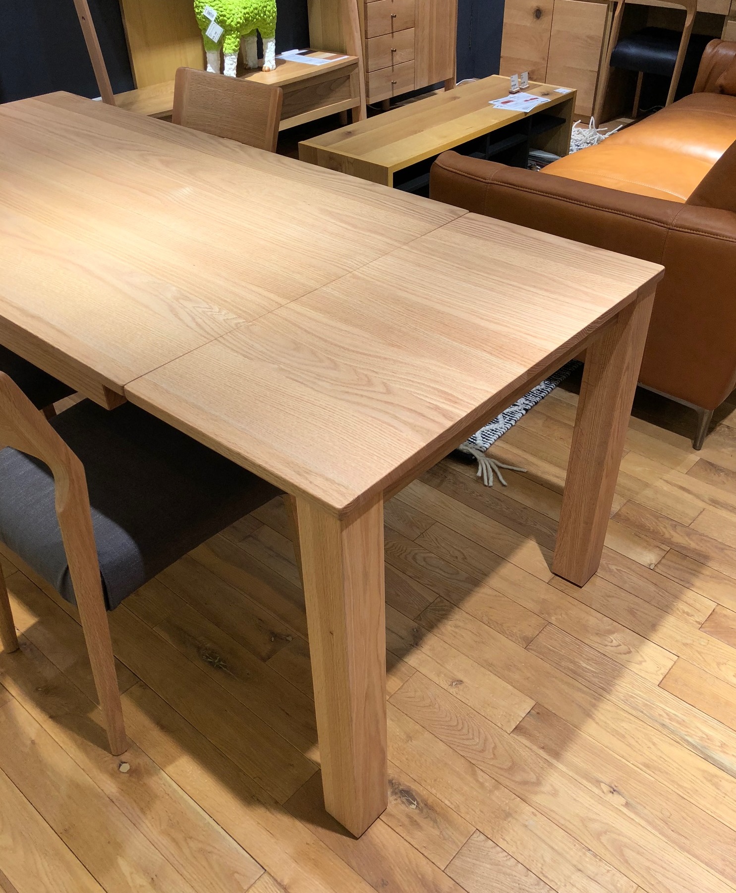 傷あり価格】albero39 ダイニングテーブル Oak ヘリンボーン  