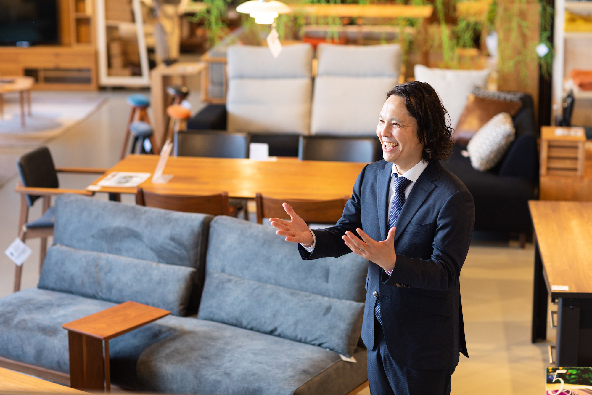 LP SF CH 1ソファカウチナチュラル＊ブラウン右